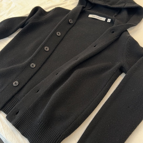 Uniqlo x Lemaire 100% Wool Black Cardigan with Hood Men Size XS - Picture 5 of 10